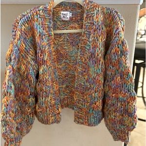 Sweater, multi colored long sleeve